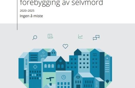 Bilde av forside på Handlingsplan for forebygging av selvmord 2020-2025